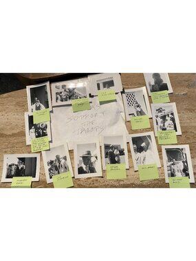 Hollywood USO Tour Photos WWII Era Stars Support the Troops Vintage Black & Whit